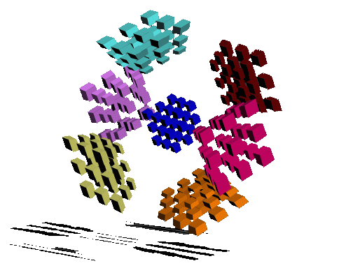 Cubo Mágico 4x4 Colorido (MF8826A)